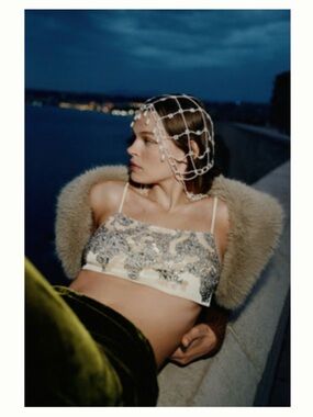 Brand New LYREBIRD SEQUIN BRA TOP